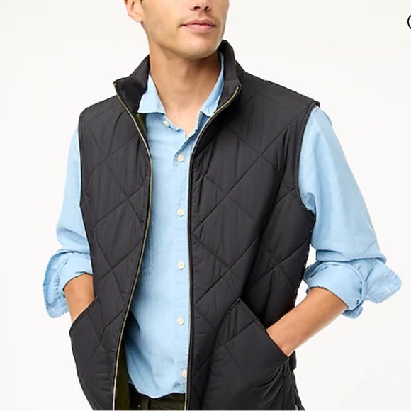 J. Crew Jackets & Coats Mens J Crew Quilted Walker Vest Poshmark